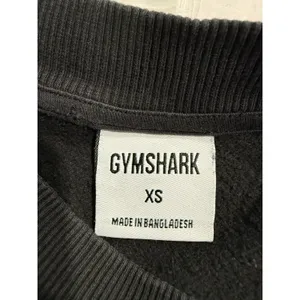 Gymshark‎ XS Black Long Sleeve Crewneck Pullover oversized Activewear Sweatshirt thumbnail 3