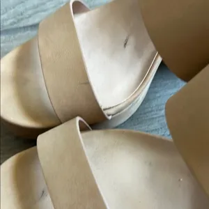 Tan Minimalist Sandals with Ankle Strap Size 6.5 thumbnail 6