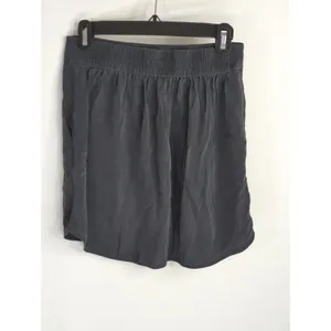 Kit & Ace Black Silk Blend Mini Skirt Women's Small‎ Preppy Academia Casual thumbnail 3