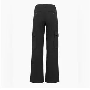 🌟Aritzia🌟 Tna Troop Cotton Cargo Pants Wide Leg Black Sz 4 thumbnail 2