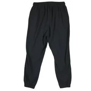 Black Elastic Waist Lightweight Joggers Pants SMALL thumbnail 3