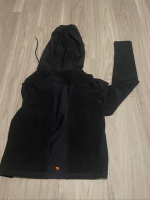 Nfinity Black Zip-Up Hooded Athletic Jacket thumbnail 2