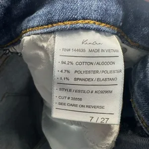 Kancan stretchy distressed 27 straight leg classic jeans thumbnail 2