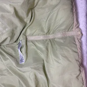 Zara Light Beige Puffer‎ Jacket Full Zip Water Repellent Oversize Size M thumbnail 8