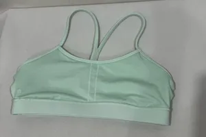 Lululemon Flow Y Bra Size 8 Sea Mist Mint Back Mesh Detail thumbnail 6
