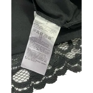 Banana Republic Women Size Small Lace Black Metallic Gold Shirt Top (17-693) thumbnail 5