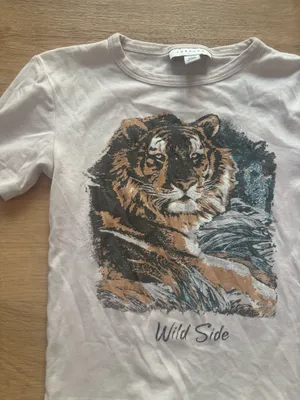 Top Shop Pink Tiger Stay Wild Tshirt thumbnail 2