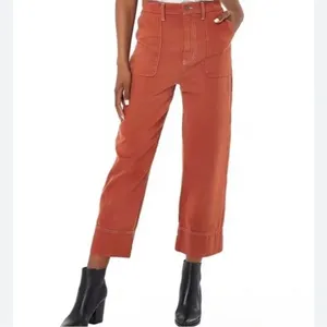 Roller Rabbit Elle Terra Cotta Cropped Wide Leg Pants Size 10 NWT thumbnail 3