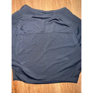 Gymshark Womens Black dri-fit material Long Sleeve Mesh‎ Back Crop Top XS thumbnail 4