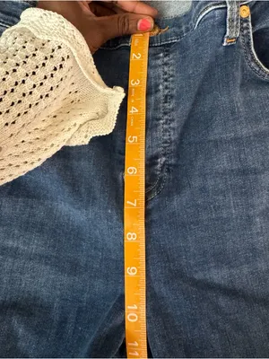 7 for all mankind Women's High-Rise Crop Skinny Jeans Dark wash plus size 32 thumbnail 12