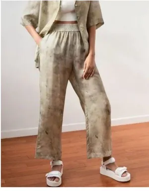 Aritzia Wilfred Aries Pants High Waisted Wide Leg Icy Sage Frost Size XS thumbnail 2