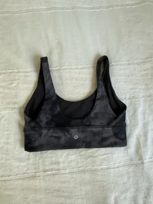 Lululemon Align Black & grey washed pattern align reversible bra  thumbnail 2