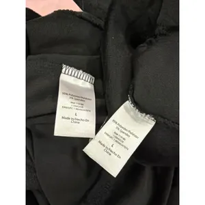 Juicy Couture NWT Tracksuit Set Womens Black Velour Rhinestone Hoodie Shorts L thumbnail 10