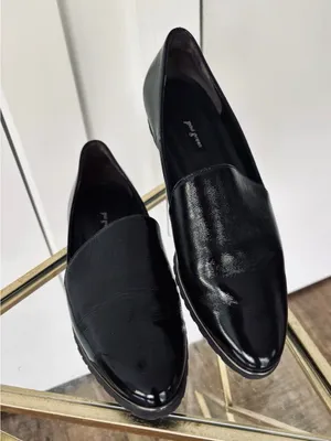 Women's Paul Green patent black leather uptown loafer UK Size 7 (US 9.5) thumbnail 7