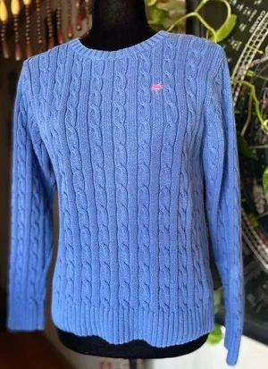 Lilly Pulitzer Cableknit Sweater! Size Small. Excellent Condition! thumbnail 1