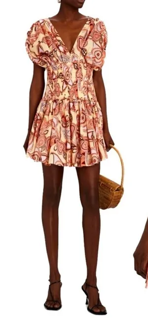 A.L.C. Frank Luna Cotton Smocked Waist Dress 4 thumbnail 1