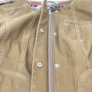 Boden Military Utility‎ Jacket Womens Size 6 Cotton Blend Indie Heritage Neutral thumbnail 8
