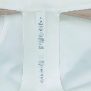 Lululemon Fast Free Bra Nulux White Sports Bra Size 6 thumbnail 9