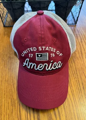 Women's United States Of America Trucker Hat Mesh Snapback Baseball Cap‎ thumbnail 1