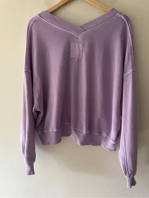 Aerie‎ House Party Sweatshirt Lavender Purple thumbnail 9