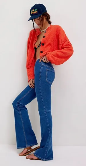 Free people‎ we the free Penny pull on flare 26 thumbnail 1
