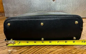 Dooney & Bourke Canvas Tweed Leather Shoulder Bag thumbnail 8