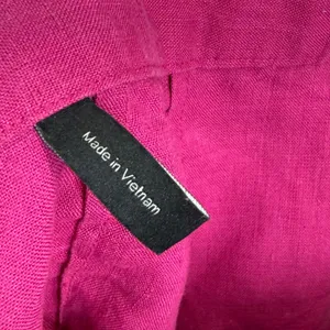 Theory Magenta Pink Linen Blend Pleated High Rise Tapered Trousers Size‎ 4 thumbnail 8