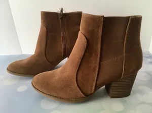 Women’s Ankle Boots, Size 10 Brown thumbnail 3