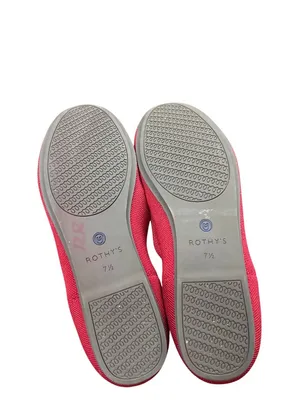 Rothy's The Point womans red knit pointed flats shoes sz 7.5 SKU 10-438 thumbnail 5