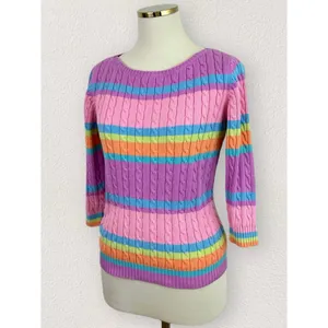 🌟HP🌟 Vintage Ralph Lauren Cable Knit Sweater thumbnail 3