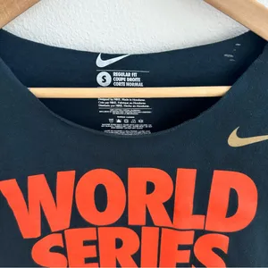 San Francisco Giants NIKE Off the Shoulder Cropped Tee thumbnail 3