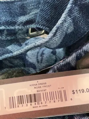 Steve Madden Floral Denim Mini Dress thumbnail 3