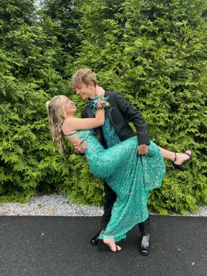 Prom Dress Green Size 0 thumbnail 5