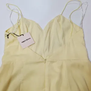 Superdown Diana Mini Dress in Light Yellow LArge thumbnail 10