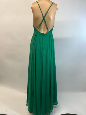 Lulu's Emerald Green Halter Maxi Dress thumbnail 8