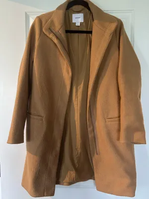 Old Navy Camel Brown Winter Coat thumbnail 1
