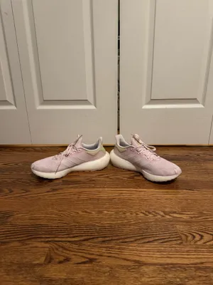Adidas Women's Soft Pink Sneakers thumbnail 3