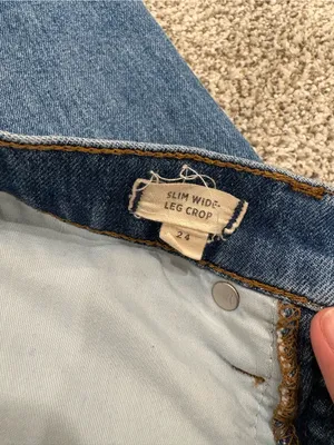 Madewell Slim Wide-Leg Crop Women’s Jeans thumbnail 4