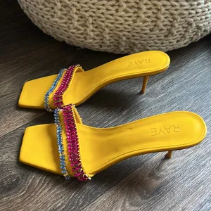 Raye Lavan Mule in Mustard thumbnail 3