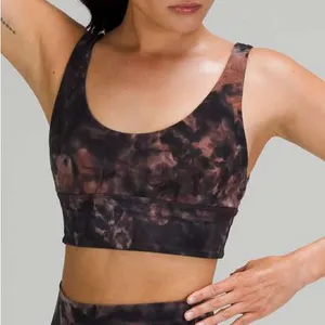 Lululemon Align Reversible Bra Light Support A B Cups Diamond Dye Pink Size 4 thumbnail 1