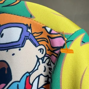 Nickelodeon 2021 Women Cowl Neck Full Zip cartoon Jacket Rugrats,Hey Arnold|SZ:L thumbnail 13
