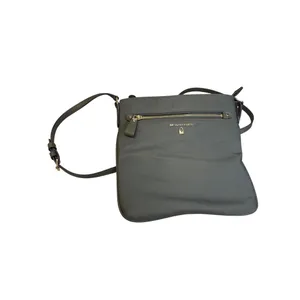 Michael Kors Womens Green Canvas Crossbody Purse SKU 7823 thumbnail 4