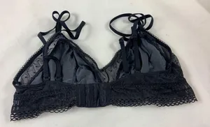 Victorias Secret blk lace spaghetti bralette thumbnail 3