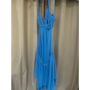 Ramy Brook Blue Halter Maxi Dress thumbnail 7