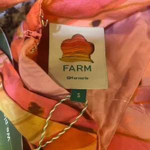 Farm Rio Ombra Banana Tie Back Maxi Dress size S thumbnail 6