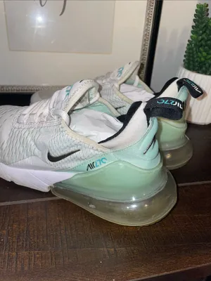 Nike Air Max 270 Sneakers White & Mint Foam Size 7.5 DQ7652-100 thumbnail 6