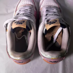 Nike Women's Air Force 1 Shadow - Cream and Pink thumbnail 8