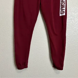 Gymshark Women's Maroon Athletic Jogger Pants, Sz Medium thumbnail 4