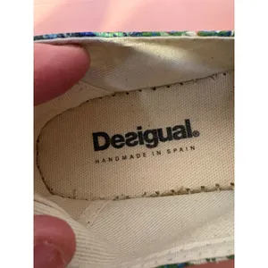 Desigual Espadrille Flats Womens Colorful Patchwork Slip‎ On Handmade Spain 37 thumbnail 7