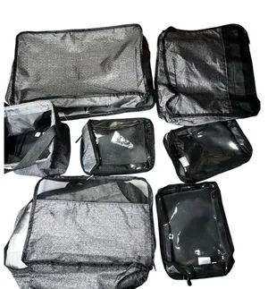 Thirty-One Gifts Gray Travel Organizer Packing Cubes Pouches Bag Set 7 Piece thumbnail 1